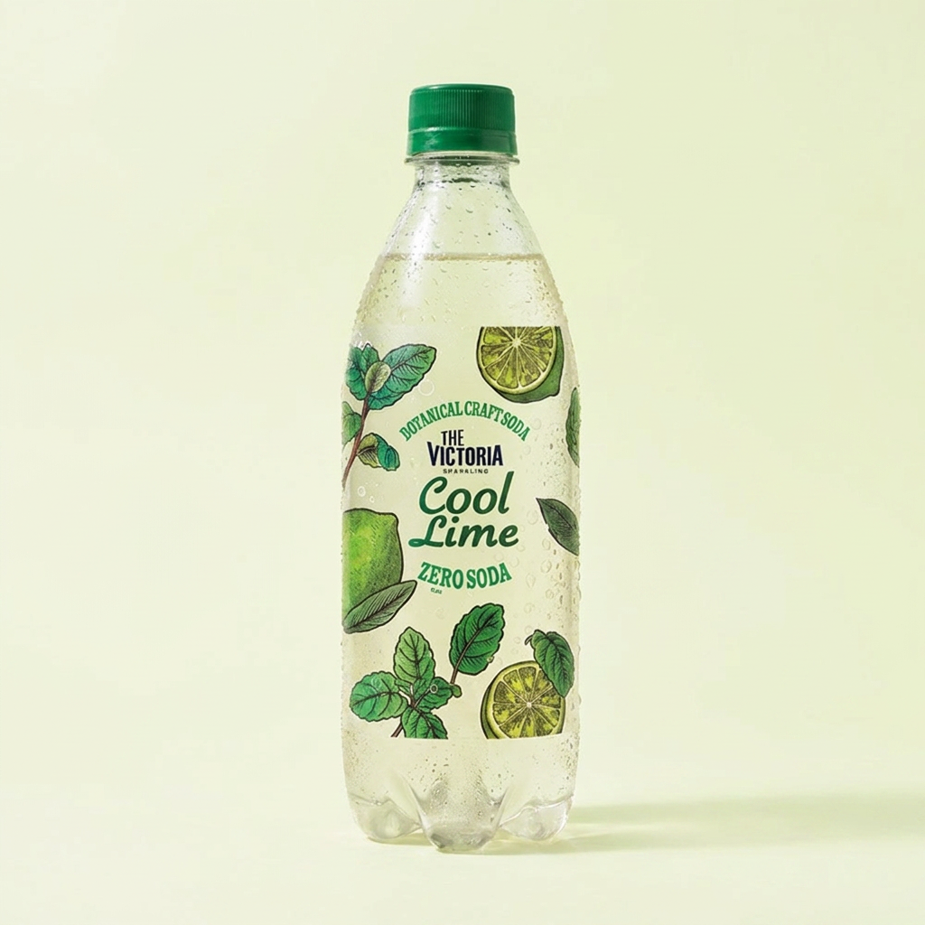 하루특가) 웅진식품 더 빅토리아 쿨라임 탄산음료, 500ml, 20개