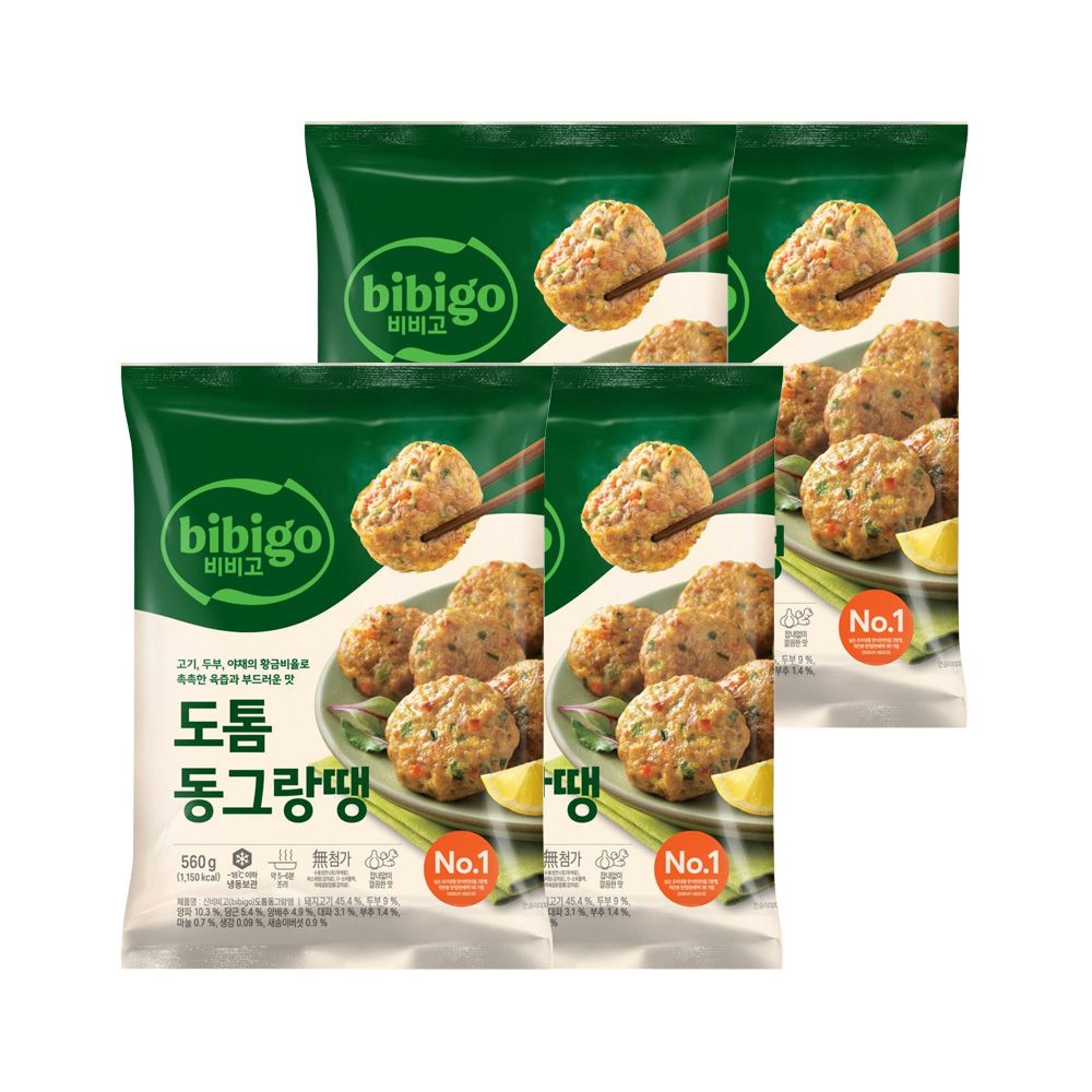 하루특가) 비비고 도톰 동그랑땡, 560g, 4개