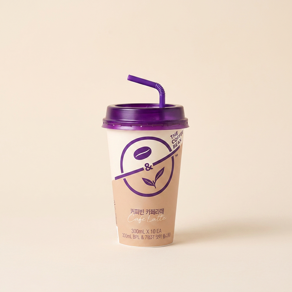 하루특가) 커피빈 카페라떼 컵커피, 300ml, 20개