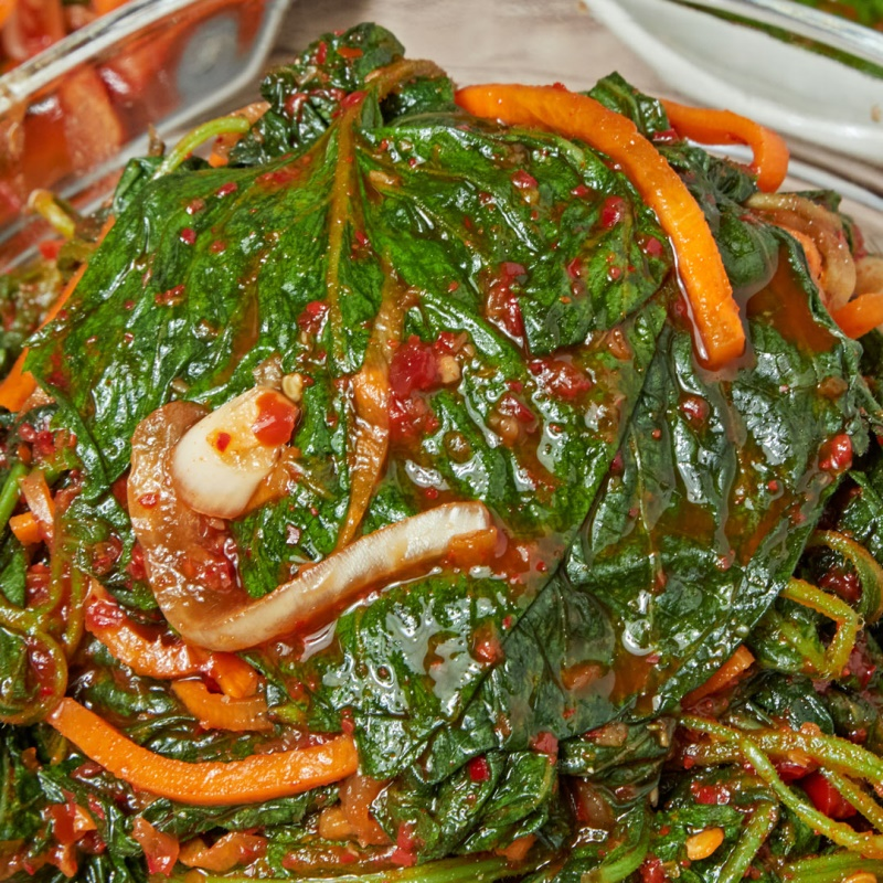 하루특가) 전라도식 햇 깻잎순 김치, 1kg, 1개