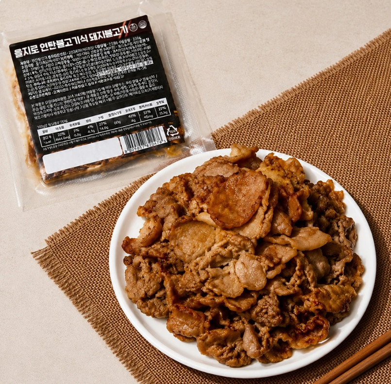 압도적리뷰) 50년전통 을지로 연탄불고기식 돼지불고기, 250g, 4개