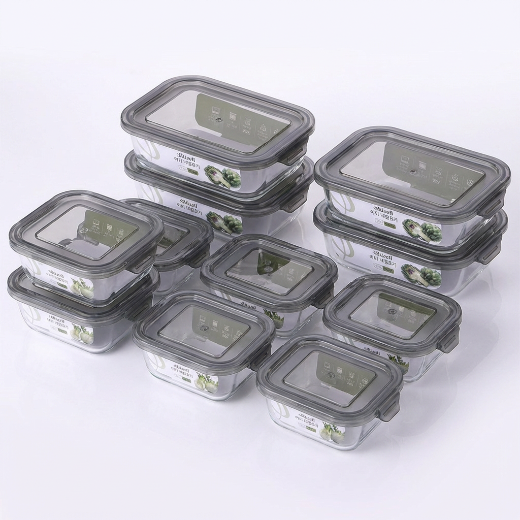 하루특가) 쉬젤 아티 내열유리 혼합 10종 세트, 320ml 3개 + 400ml 3개 + 520ml 2개 + 640ml 2개, 1세트