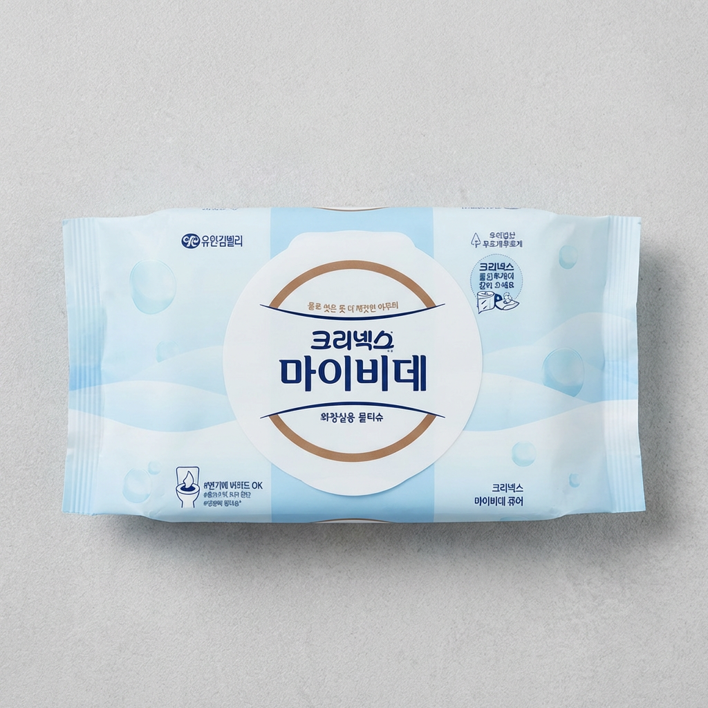 하루특가) 크리넥스 마이비데 퓨어 캡, 40매, 9팩