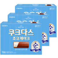 크라운 쿠크다스 쵸코케이크 202g 3개 (총30봉)