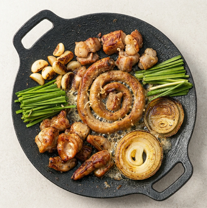 PICK) 구이삼 소곱창 모둠 한판, 610g, 1팩