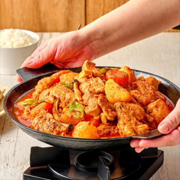 하루특가) 초록들 솥뚜껑 닭볶음탕, 1kg, 2개