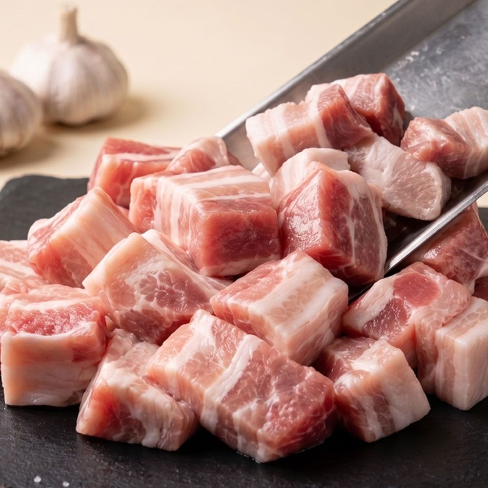 선착순특가) 한 입 벽돌 삼겹살, 300g, 3팩
