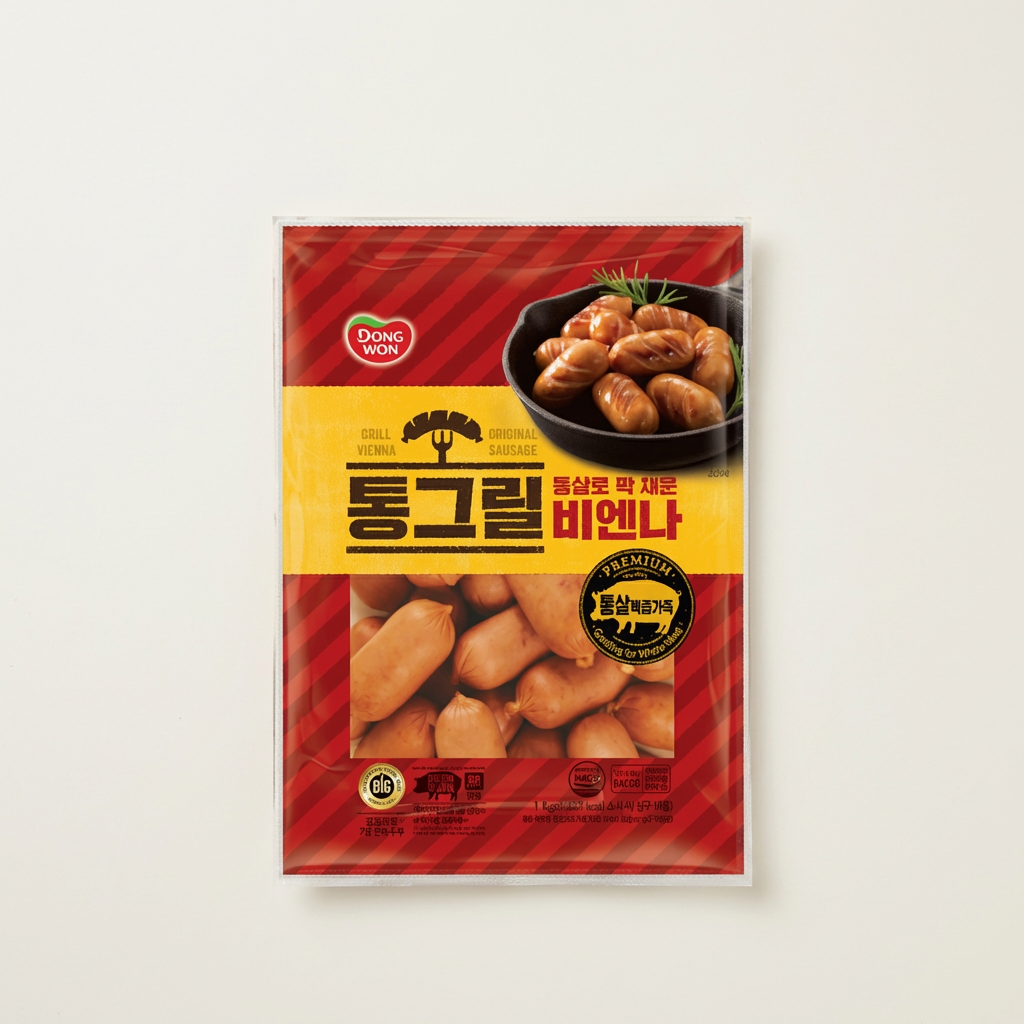 하루특가) 동원 통그릴 비엔나, 1kg, 2봉