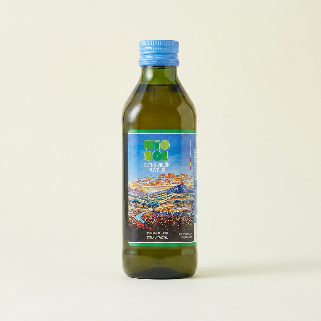 하루특가) 미오솔 엑스트라버진 올리브 오일, 500ml, 1병