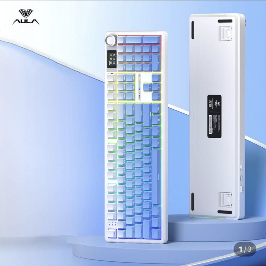 [네이버] AULA 독거미 F108 PRO 유무선 기계식 키보드 (39,840원/무료)