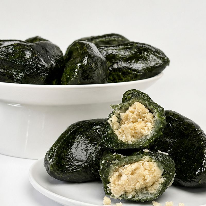 하루특가) 영광 모싯잎 기피동부 송편, 1kg, 1봉