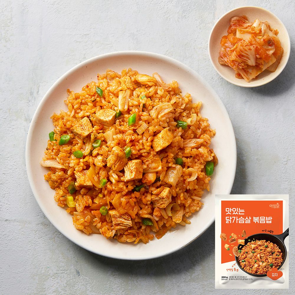 하루특가) 아임닭 맛있는 닭가슴살 김치 볶음밥, 200g, 20개