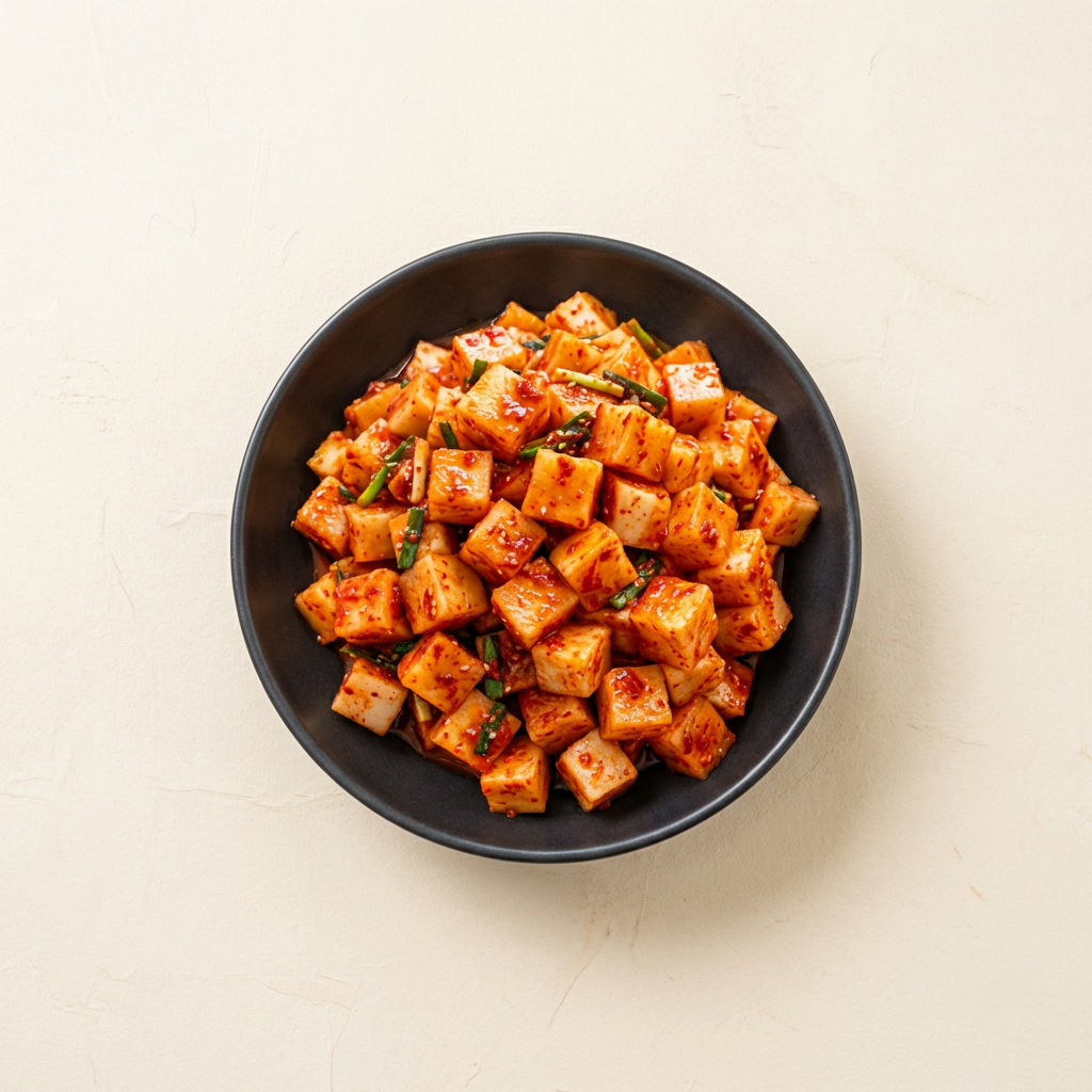하루특가) 별미촌 전라도 비법 깍두기, 3kg, 1박스
