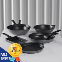 (단하루 국내생산 프라이팬 1+1 무배)키친아트 프라이팬 궁중팬 골라담기(계란말이팬 캐서롤팬 파티웍)