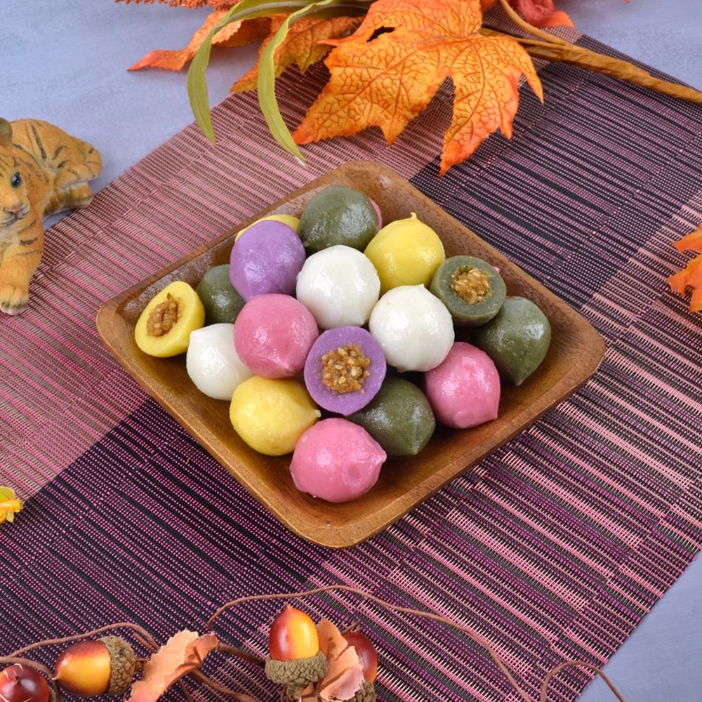 하루특가) 양주골호랑떡 오색 깨송편, 1kg, 2봉