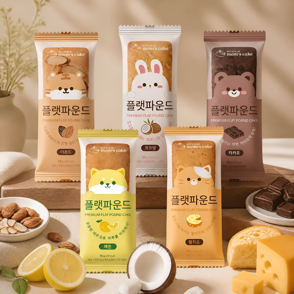 하루특가) 맘스케이크 플랫파운드, 혼합, 50g, 20개