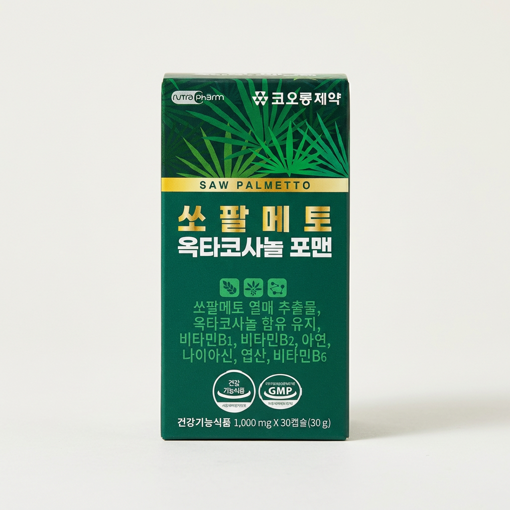 하루특가) 코오롱제약 쏘팔메토 옥타코사놀 포맨, 1000mg, 30캡슐, 3박스