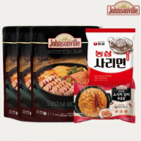 [APP전용] 쟌슨빌 부대찌개500g 3팩+김치볶음밥1팩+라면사리1팩