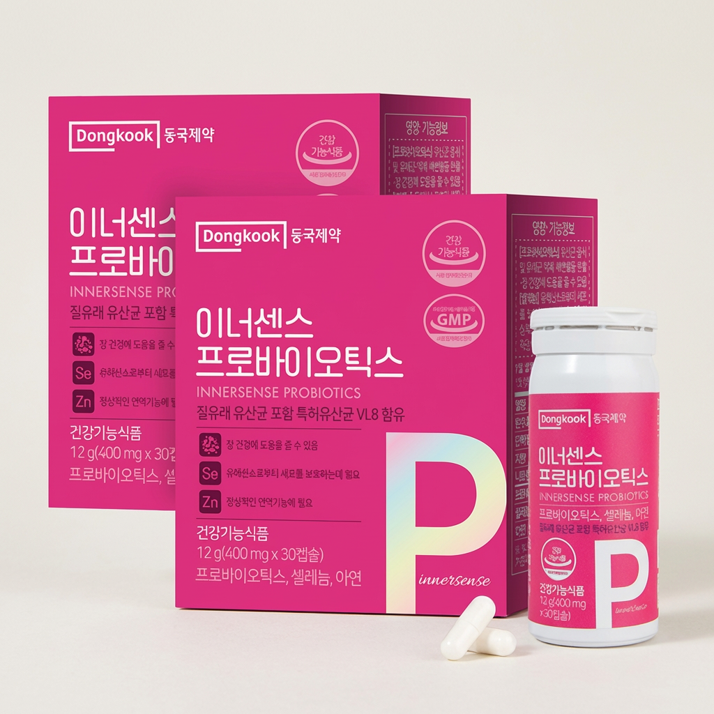 하루특가) 동국제약 이너센스 프로바이오틱스, 400mg, 30캡슐, 2개