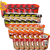 신라면+튀김우동+새우탕+오짬뽕 6입4개(총24개)