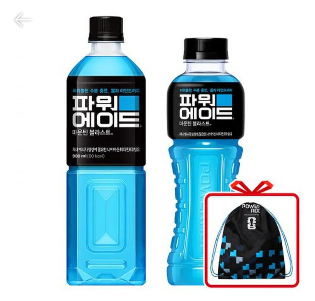 [SSG] 파워에이드 마운틴블라스트 600ml 20입 + 900ml 12입+슈즈백 (쓱클럽 33,066원/무료)