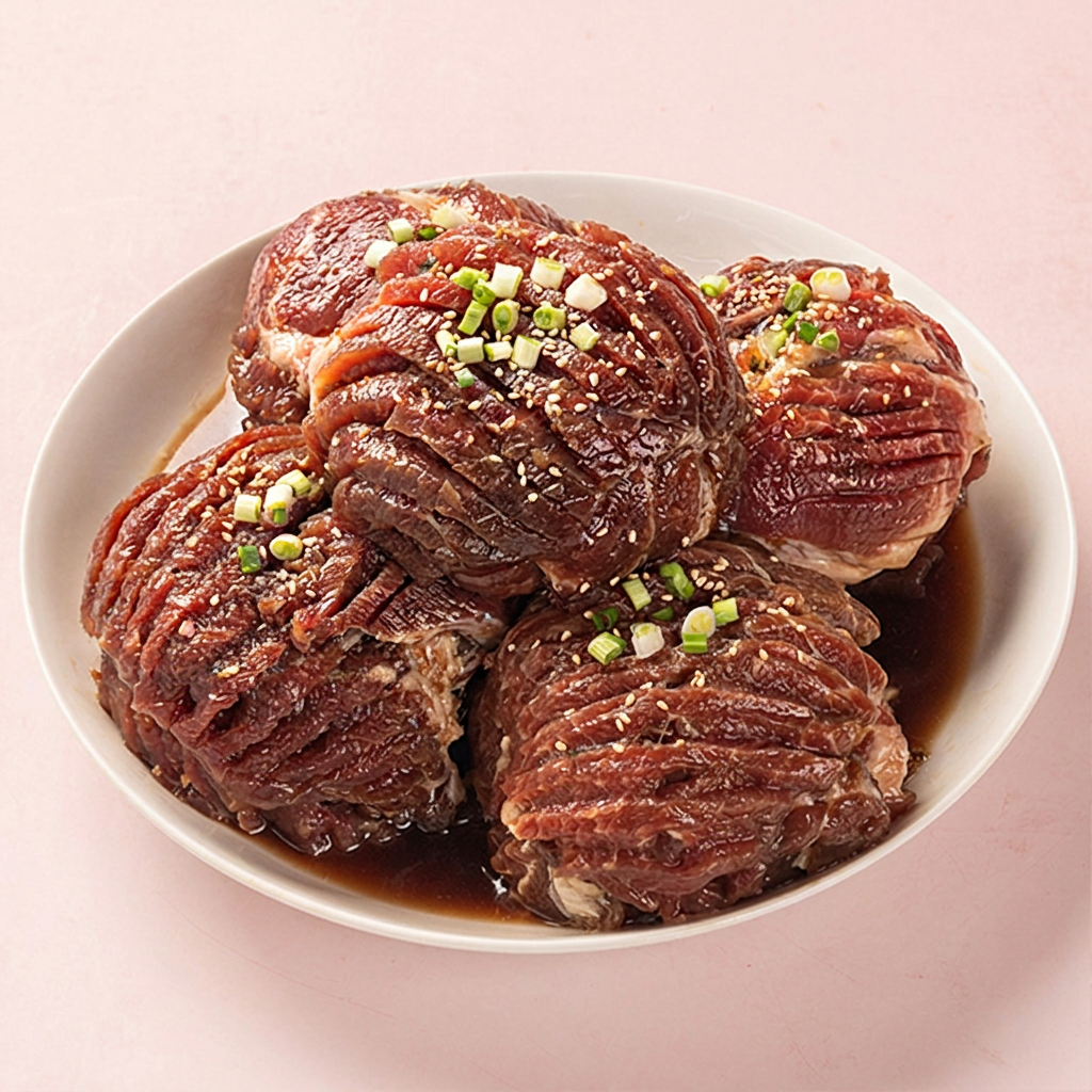 하루특가) 대한민국농수산 뼈없는 한돈 양념갈비, 300g, 2팩