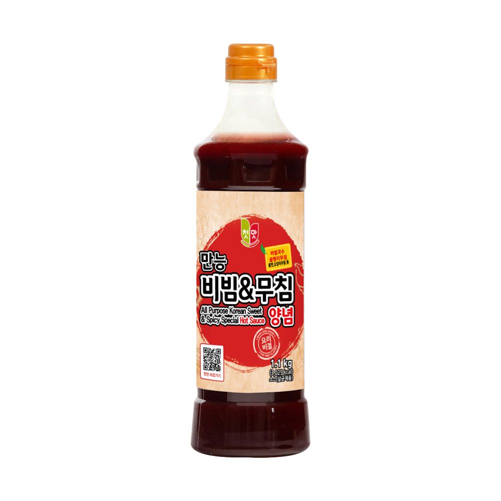 하루특가) 첫맛 만능 비빔무침양념, 1.1kg, 2개