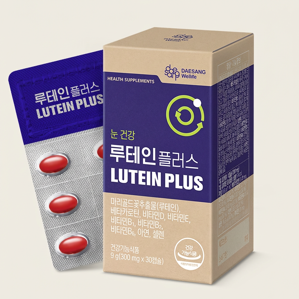 하루특가) 대상 루테인 플러스, 30캡슐, 6박스