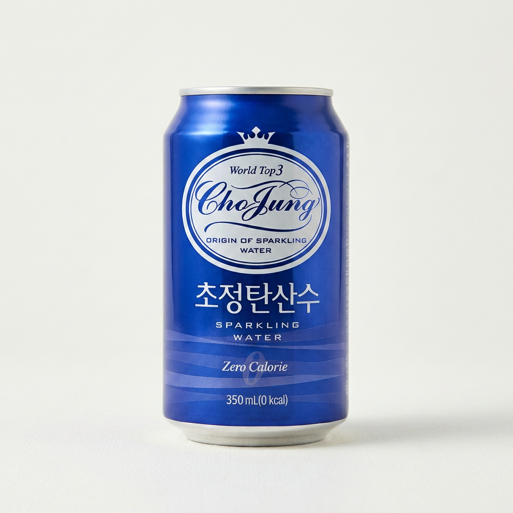 하루특가) 초정탄산수, 플레인, 350ml, 24캔