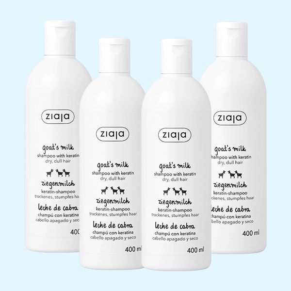 하루특가) 지아자 산양유 헤어샴푸, 400ml, 4개