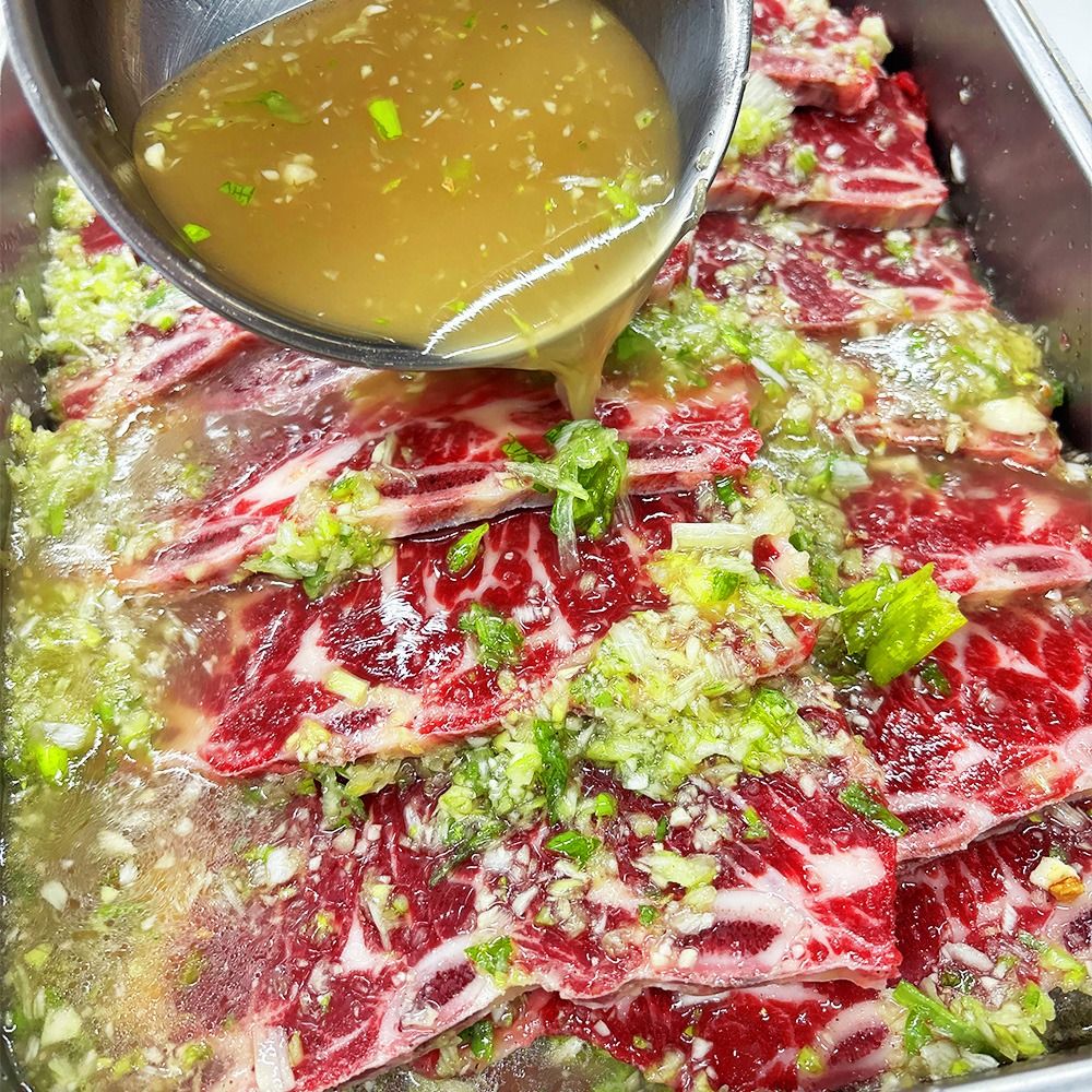 하루특가) 수원식 양념 LA갈비, 500g, 4개