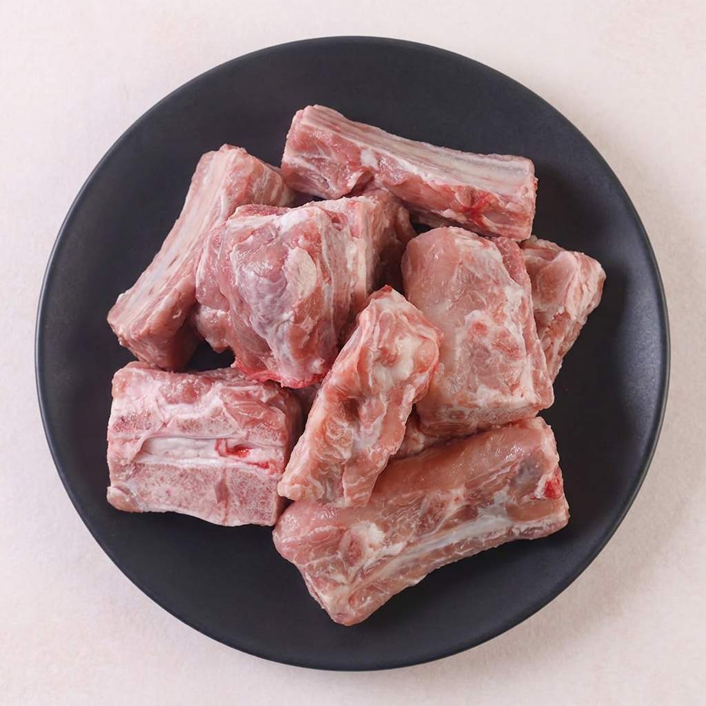 하루특가) 농부의 정육점 국내산 한돈 냉동 목뼈등뼈, 4kg, 1개