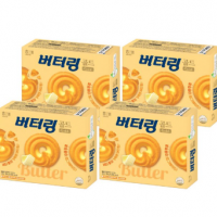 해태제과 버터링 골드, 194g, 4개