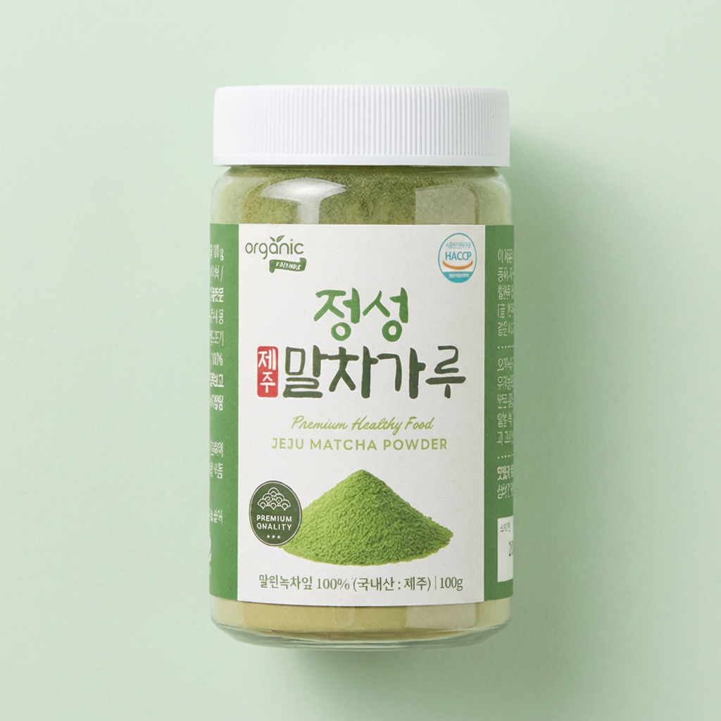 선착순특가) 오가닉프렌즈 정성 제주 말차 가루, 100g, 1개