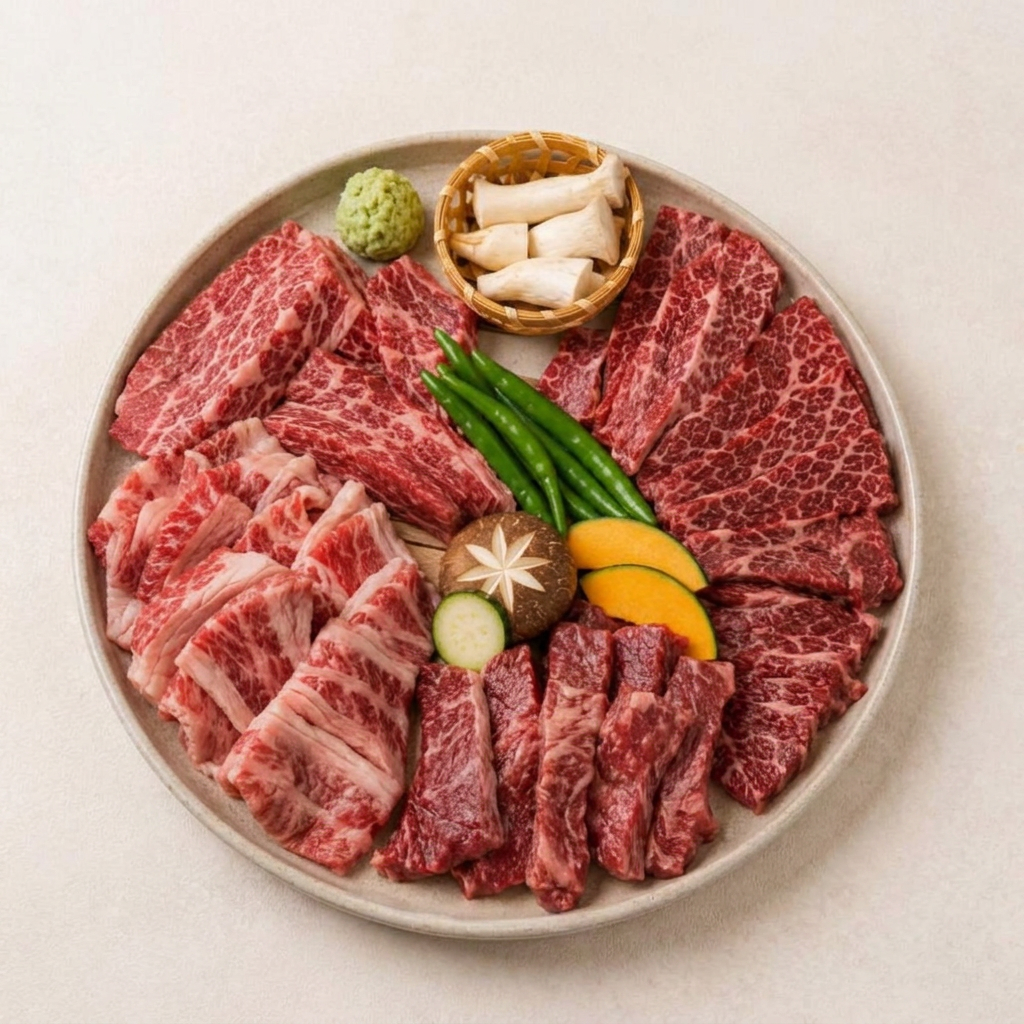 하루특가) 푸드워치 소고기 5종 모둠세트, 초이스등급, 1kg, 1팩