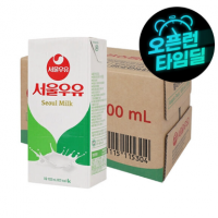 (타임딜) 멸균우유 1000ml x 10입 (1박스)