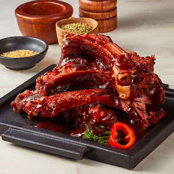 하루특가) 미트프로젝트 더블 시즈닝 BBQ 폭립, 500g, 2개
