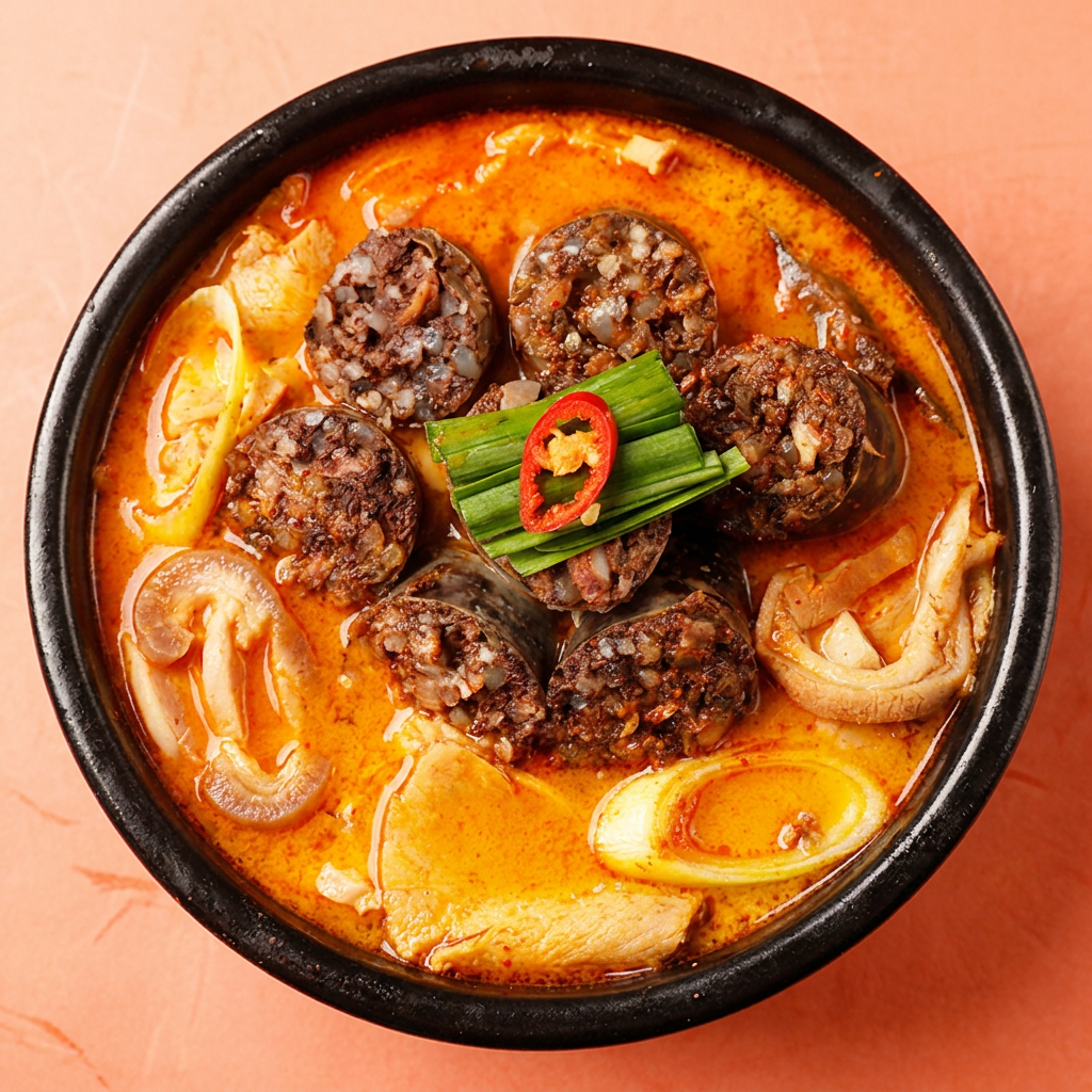 하루특가) 참도깨비 백암 얼큰 고기순대국, 640g, 4개