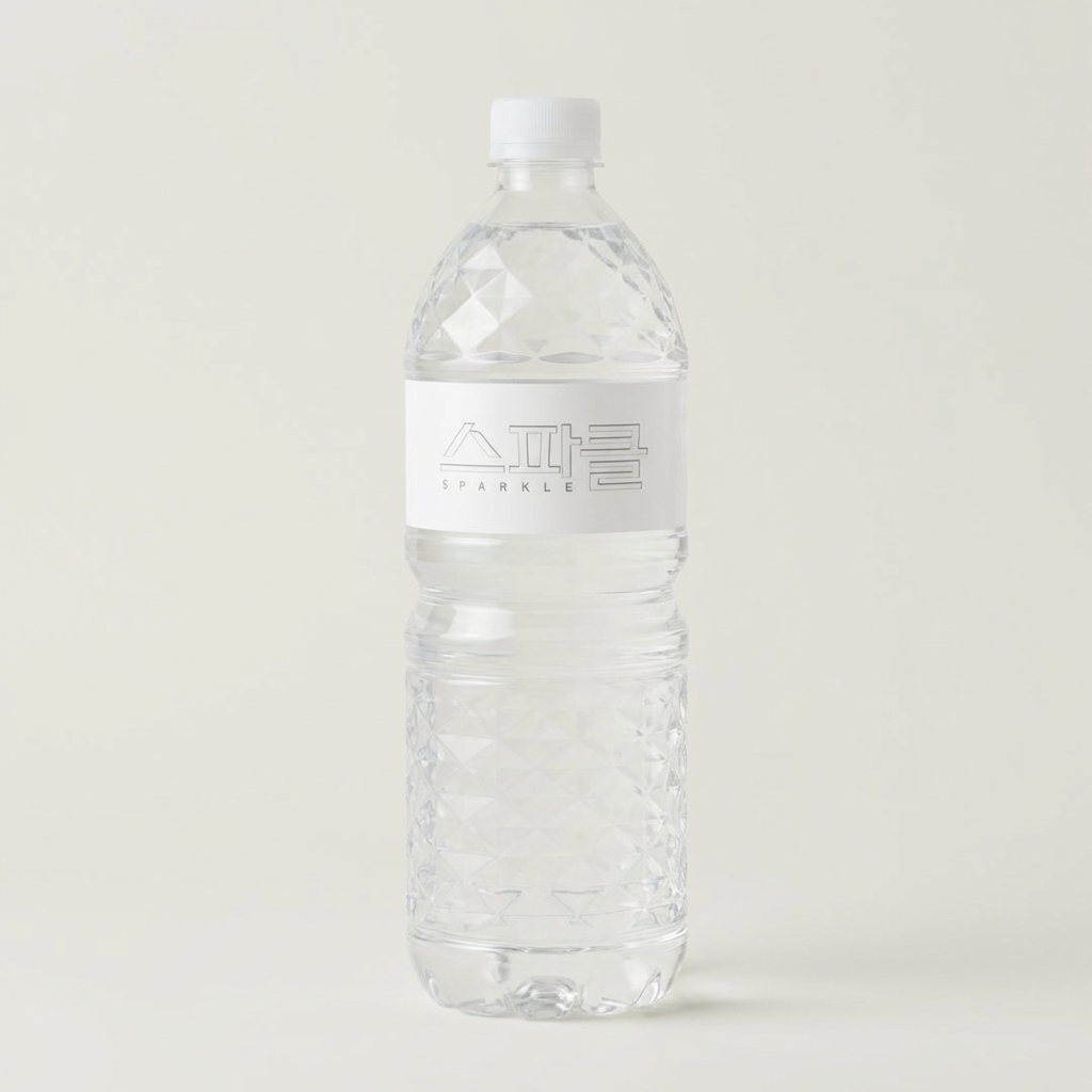 하루특가) 스파클 생수 무라벨, 500ml, 100개