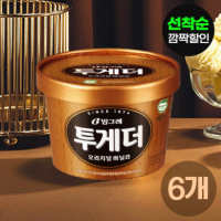 투게더 오리지널 바닐라 아이스크림 6통