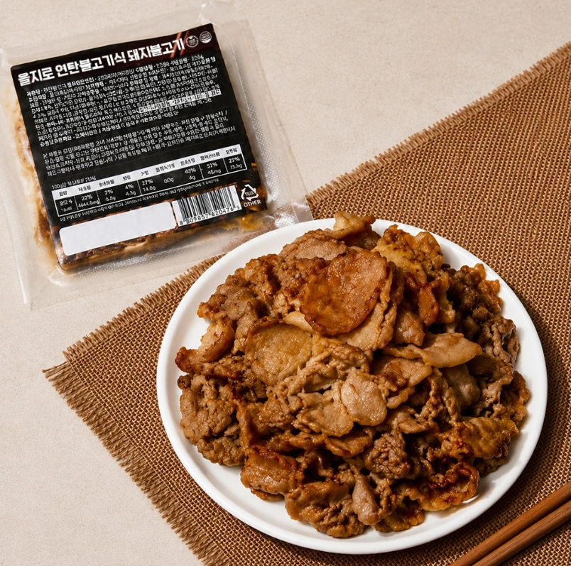 재업&압도적리뷰) 50년 전통 을지로 연탄불고기식 돼지불고기, 250g, 4개