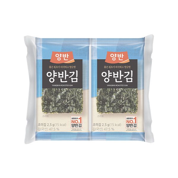하루특가) 동원 양반김 4호 도시락김, 2.5g, 40봉, 1개