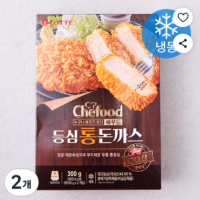 쉐푸드 등심 통 돈까스 (냉동), 300g, 2개