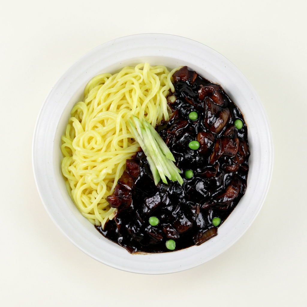 하루특가) 소소락 생중화면, 1kg, 1개 + 짜장소스, 60g, 6개, 1세트