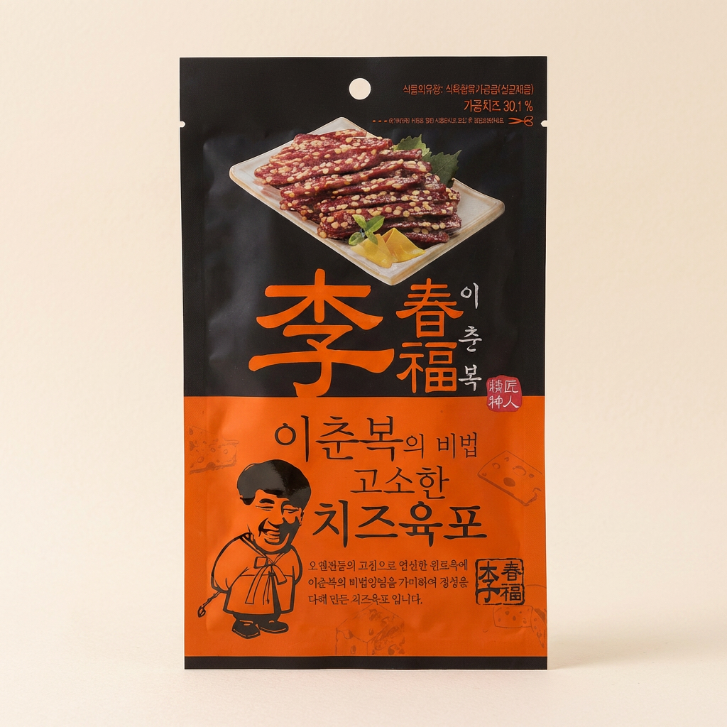 하루특가) 이춘복의 비법 고소한 치즈육포, 30g, 10봉