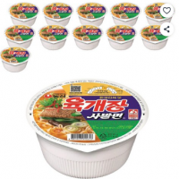 육개장 사발면 86g, 12개