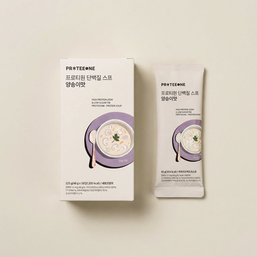 하루특가) 단백질 스프 양송이맛, 45g, 5개입, 2박스