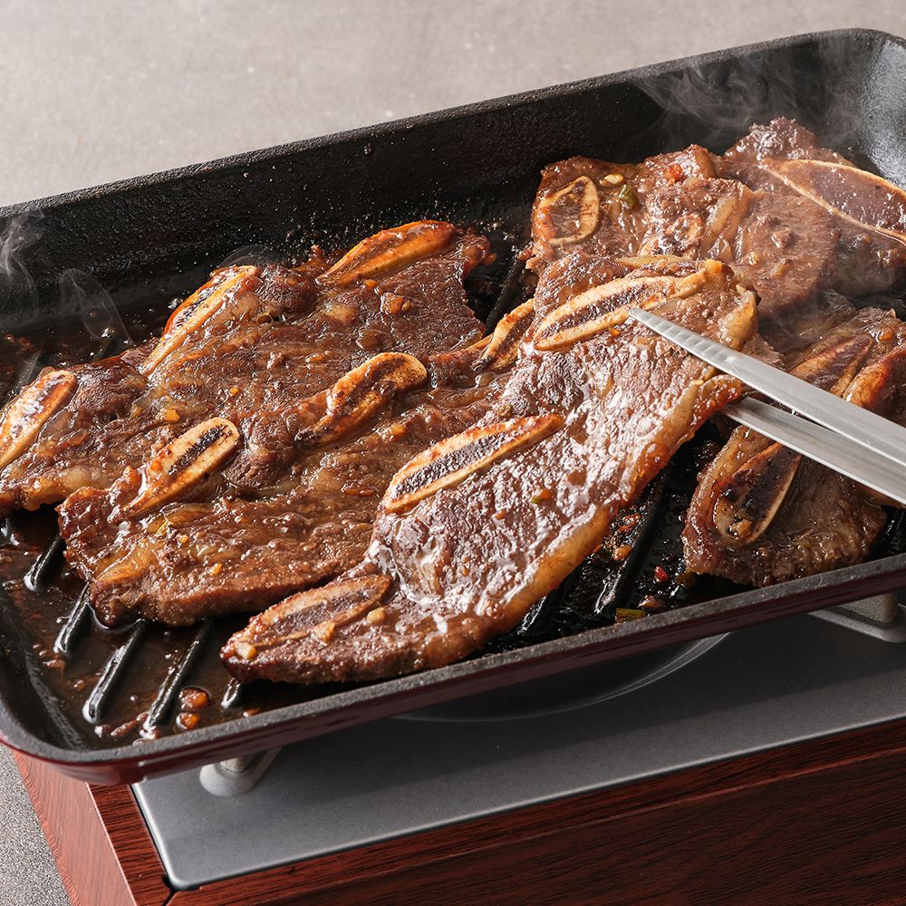 하루특가) 담양전씨 비법양념 LA갈비, 1kg, 2팩