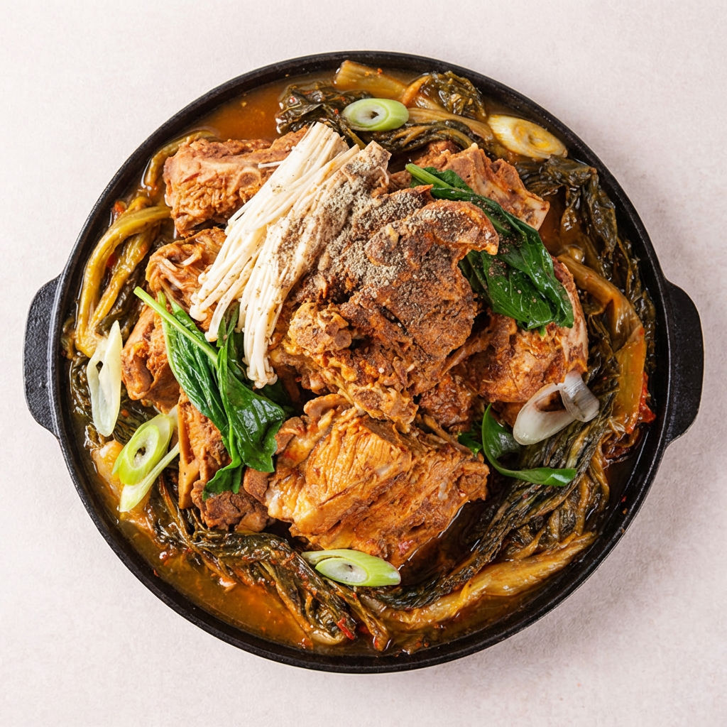 하루특가) 대용량 우거지 감자탕, 3kg, 1개