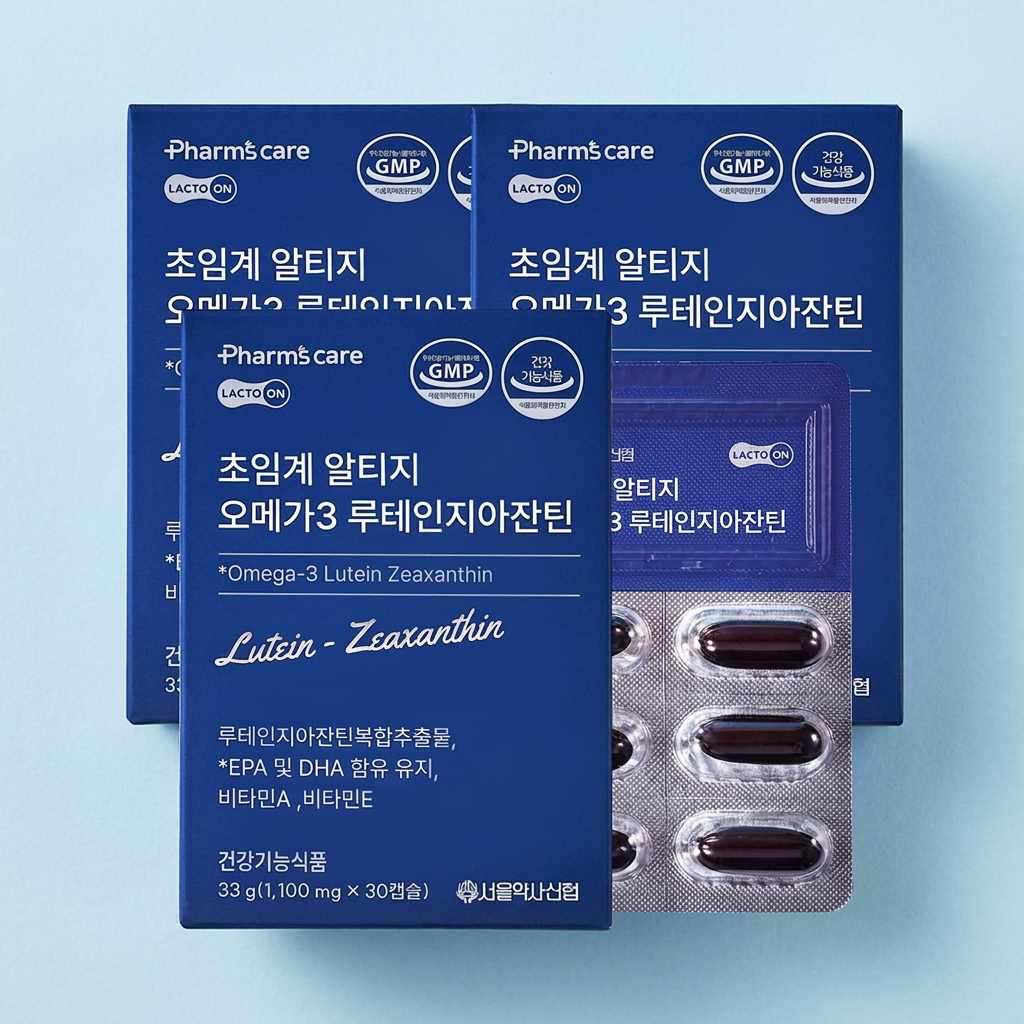 하루특가) 초임계 알티지 오메가3 루테인지아잔틴, 1100mg, 30캡슐, 3개